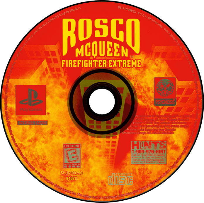 Rosco McQueen Firefighter Extreme media 7 for Playstation